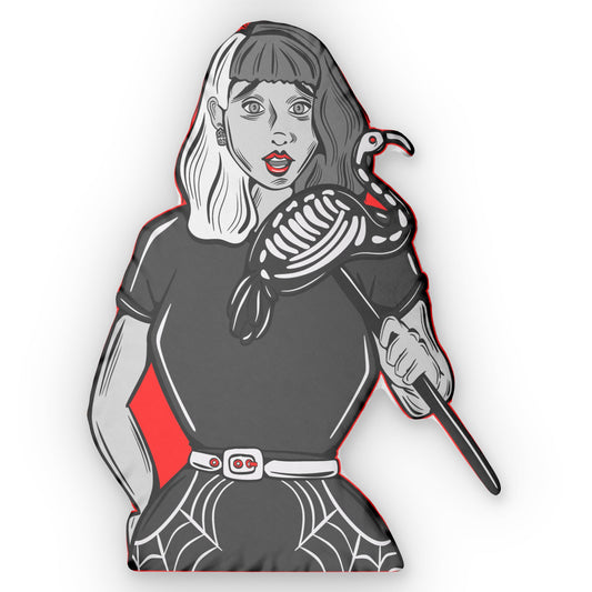 Hollie Day Dead Gurl Shaped Pillow