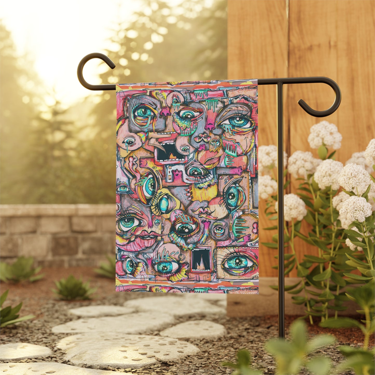 Glimmering Teardrops Garden & House Banner
