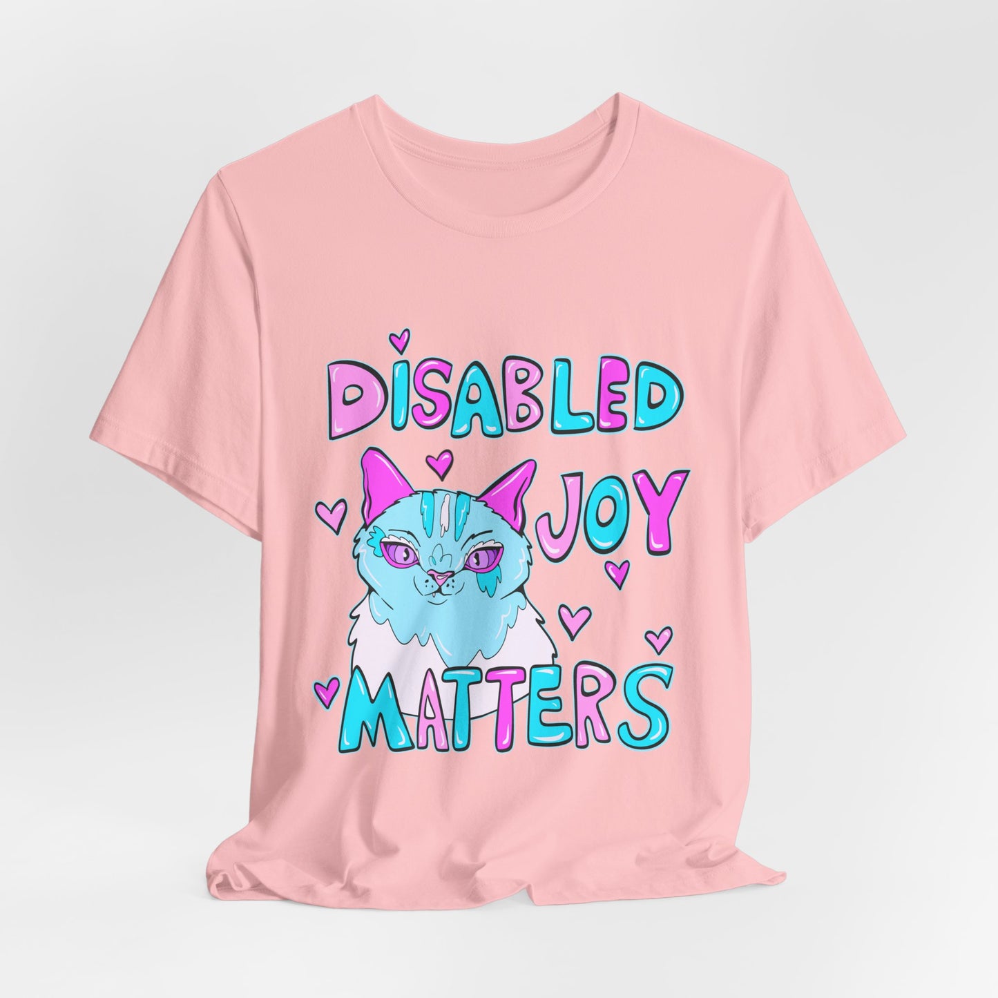 Disabled Joy Matters Cat Tee - Unisex Jersey Short Sleeve Tee