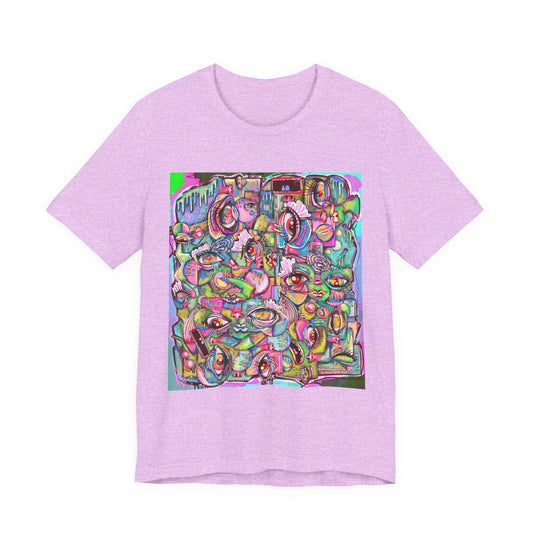 Psychedelic Whimsy Unisex Jersey Short Sleeve Tee