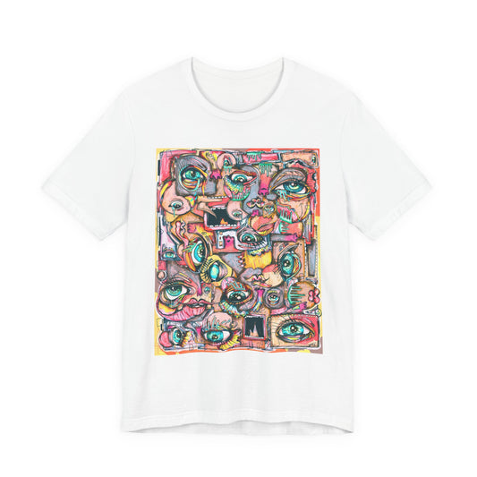 Glimmering Teardrops Unisex Jersey Short Sleeve Tee