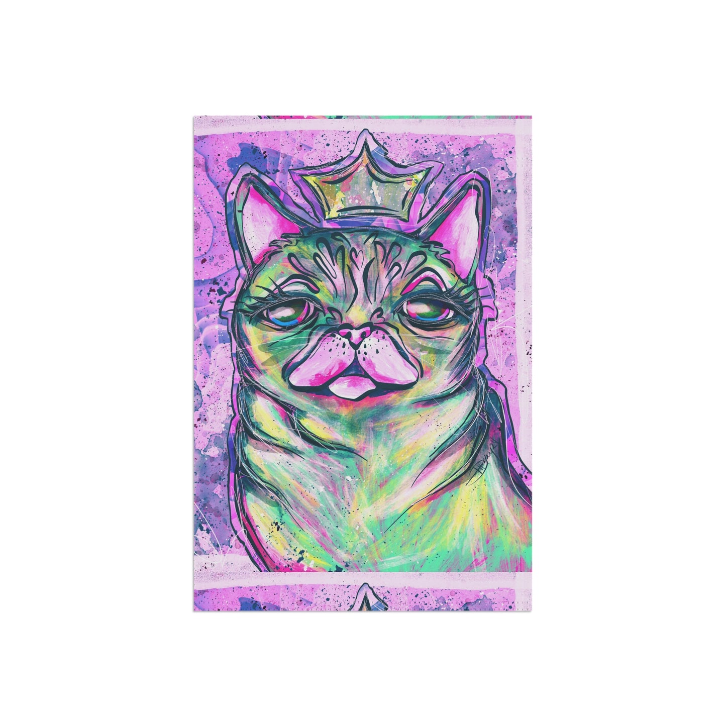 Bubblegum Cat Garden & House Banner