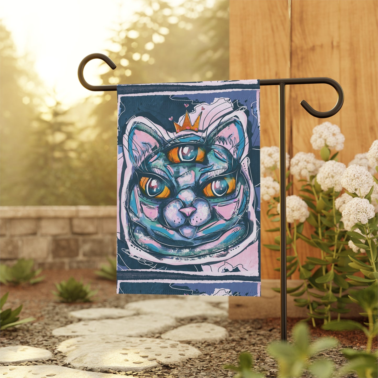 Princess Cat Garden & House Banner