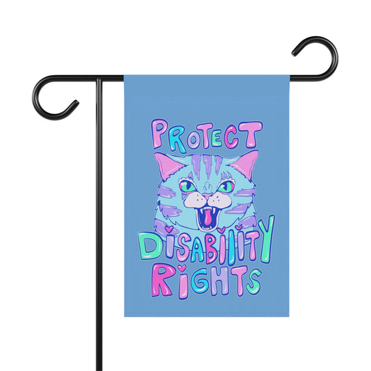 Protect Disability Rights Spicy Cat Garden & House Banner
