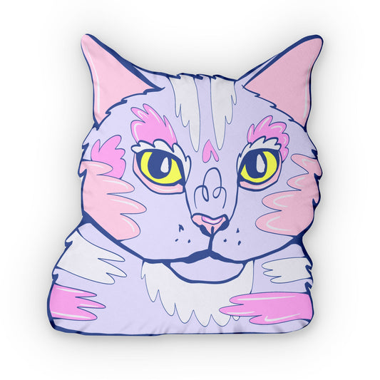 Petunia Cat Shaped Pillow