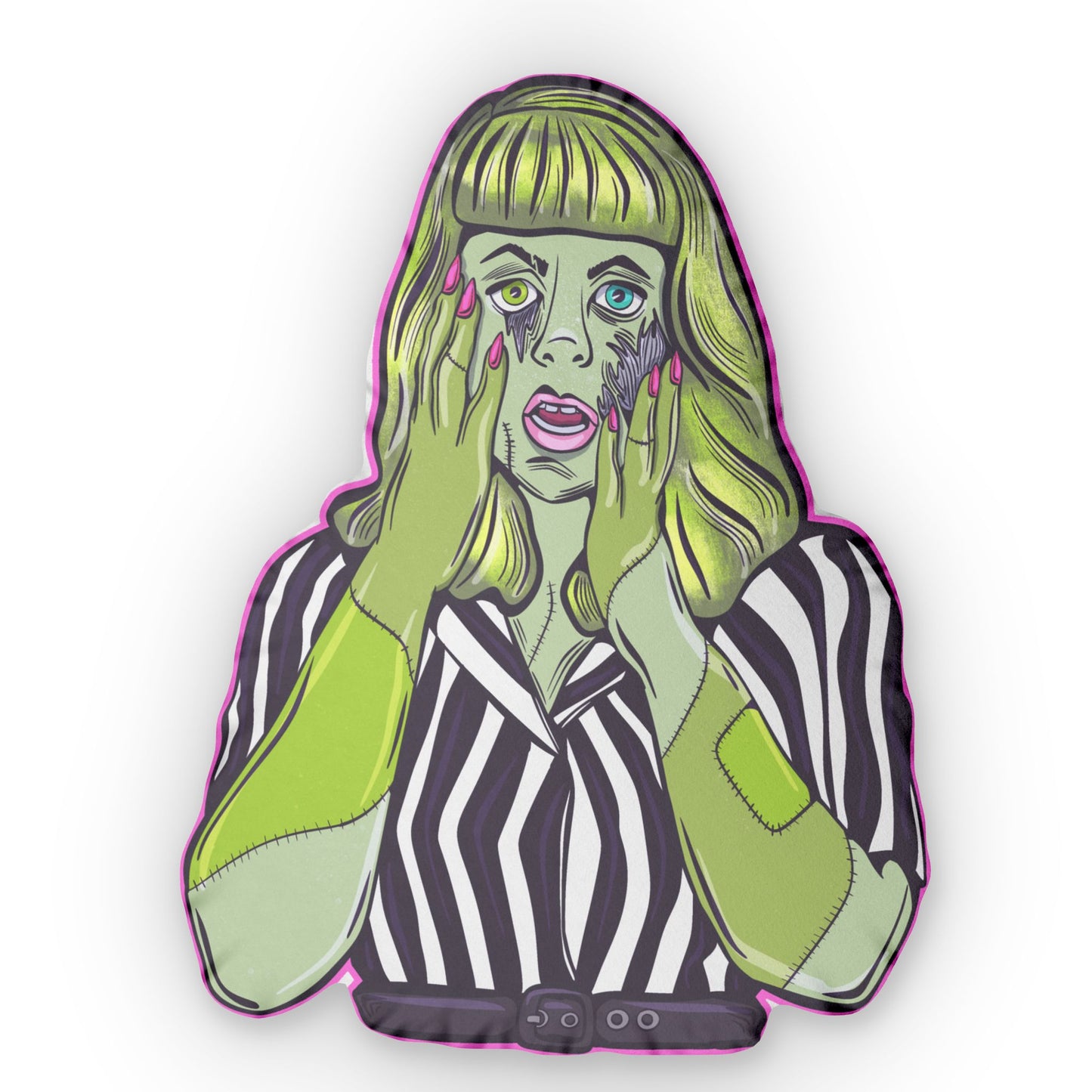 Hollie Day Zombie Queen Shaped Pillow