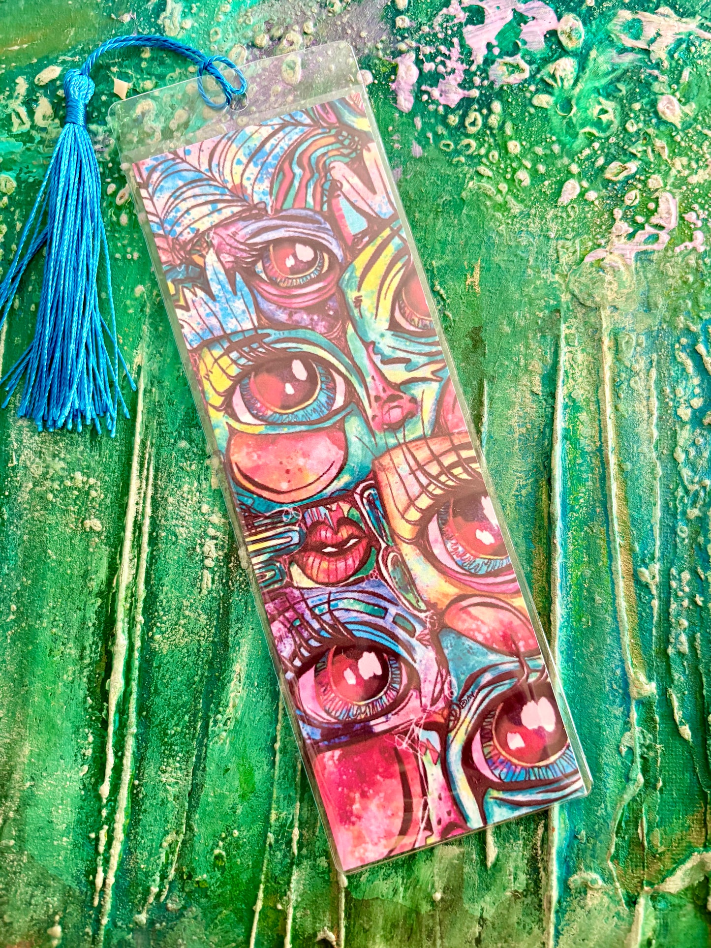 Colorful Contours Bookmark