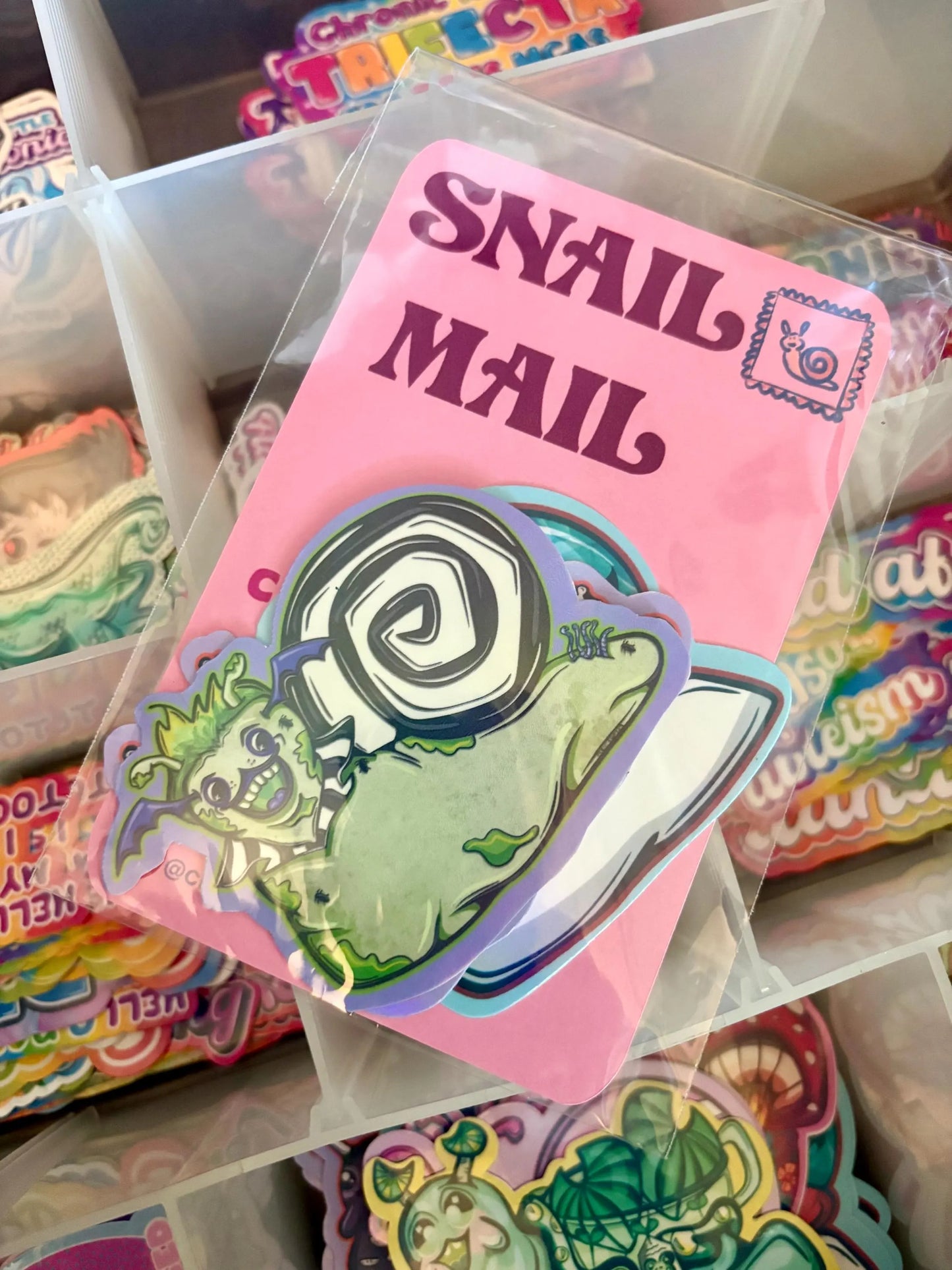 Whimsical Snail Sticker Set 004
