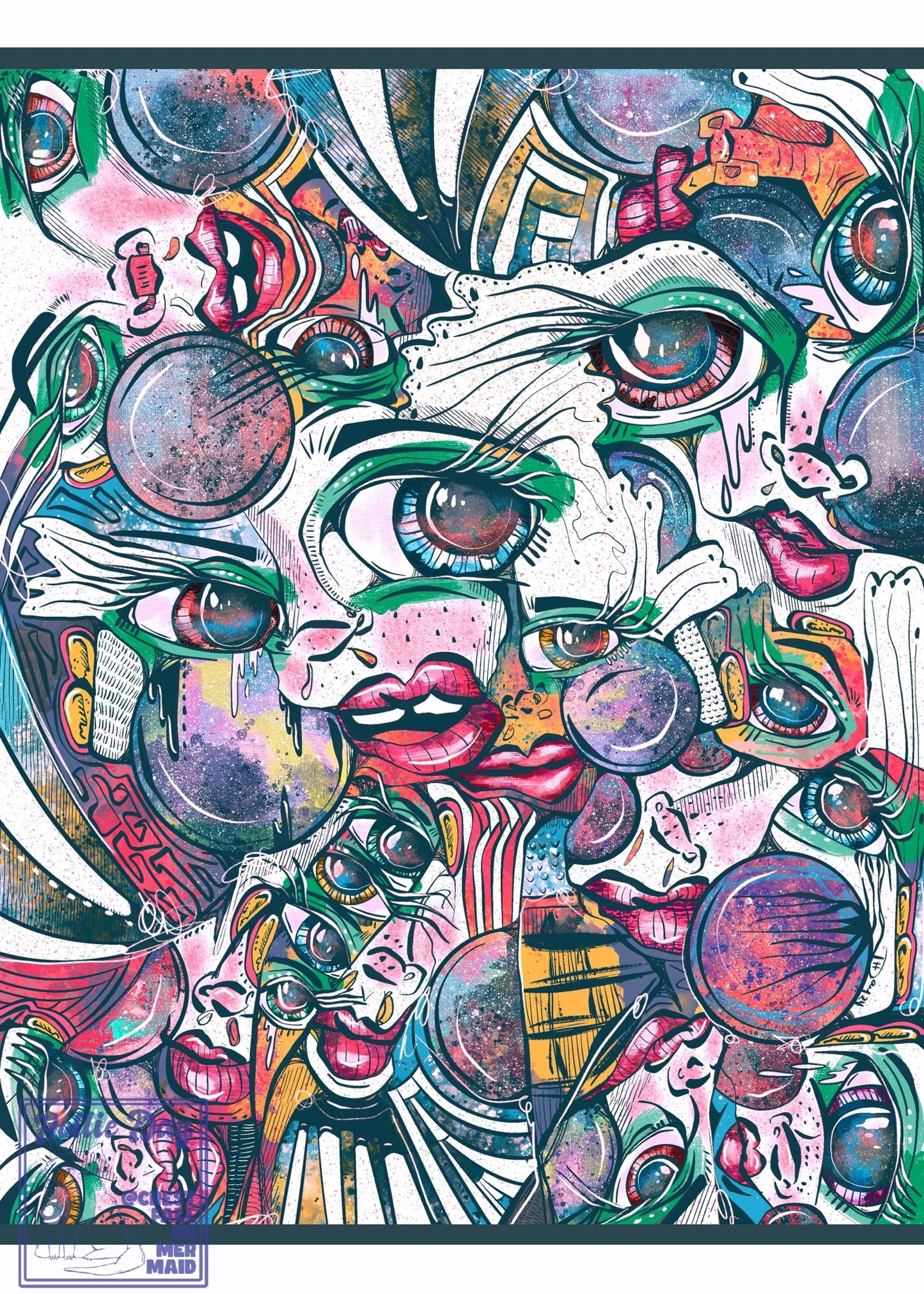 5x7 Signed Print The Eyes