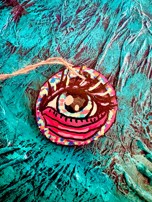 Hand Painted Wooden Ornament 007