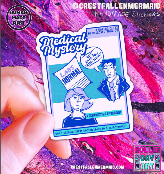 Handmade Medical Mystery Sticker