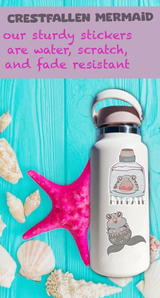 No Spoons Only Knives Cat Sticker