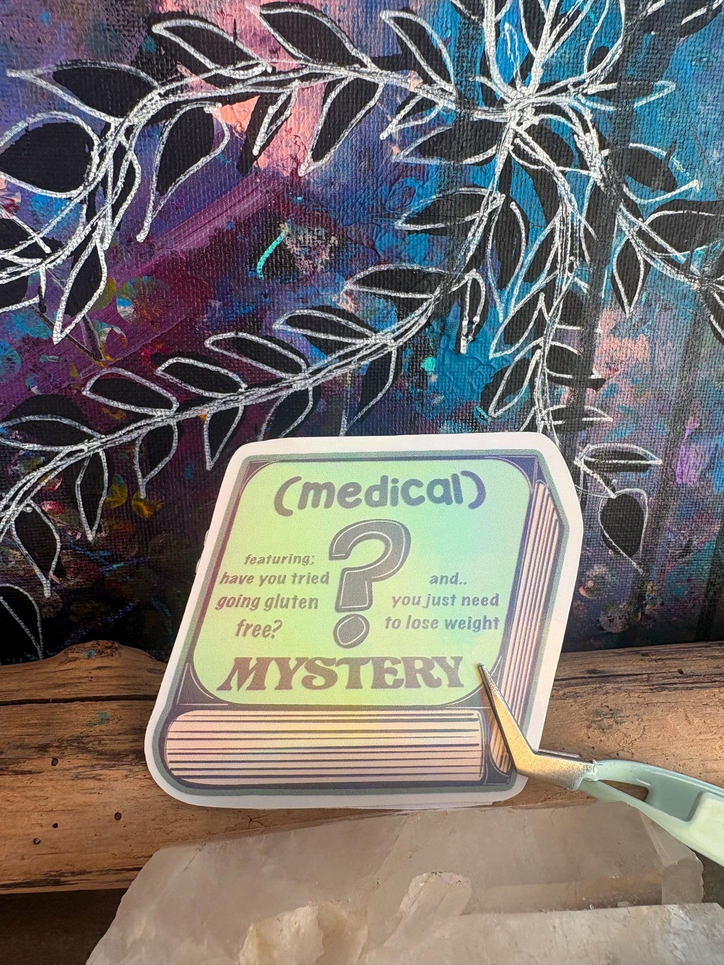 Spoonie Sticker: Medical Mystery Book, Invisible Illness Awareness