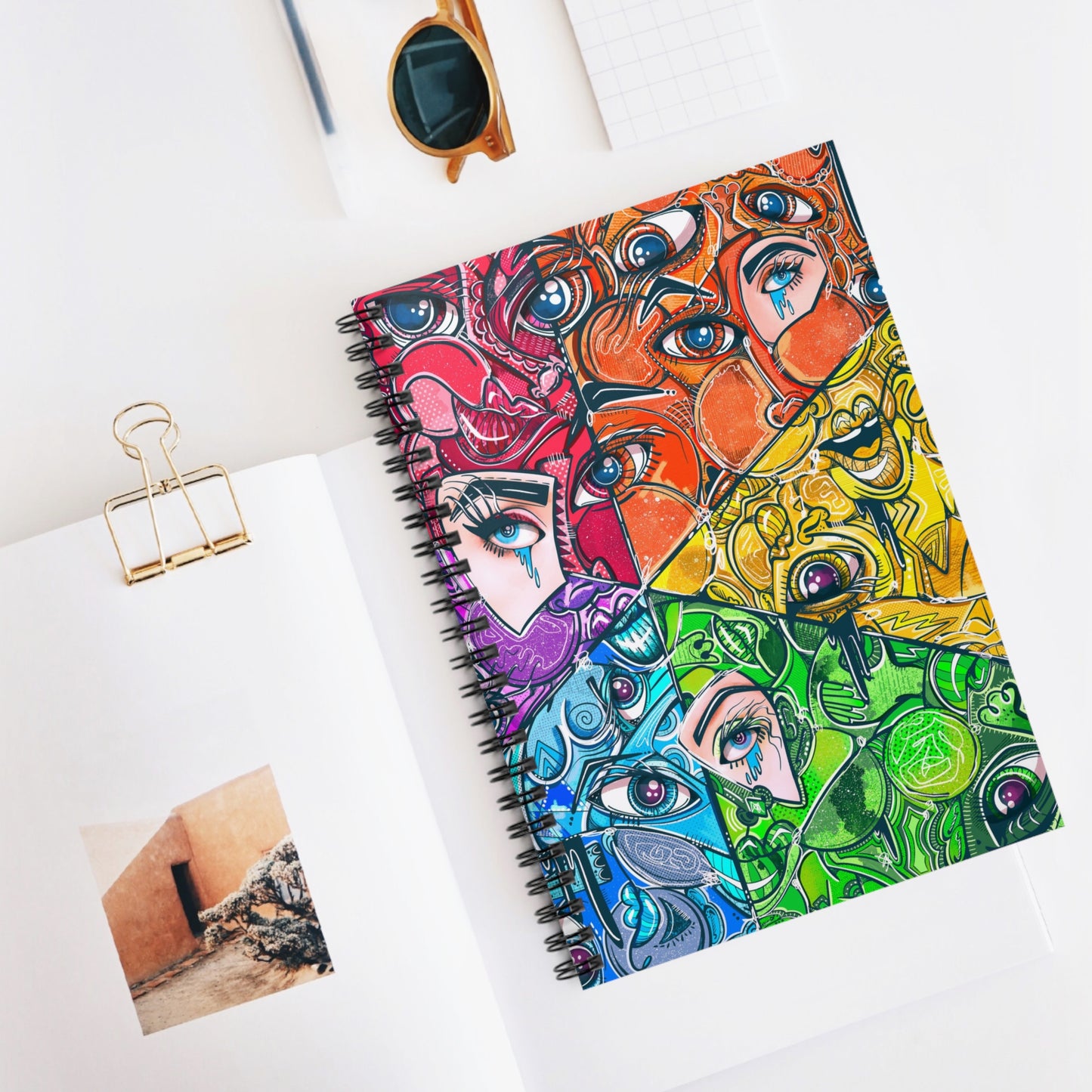 Chromatic Rainbow Spiral Notebook - Ruled Line