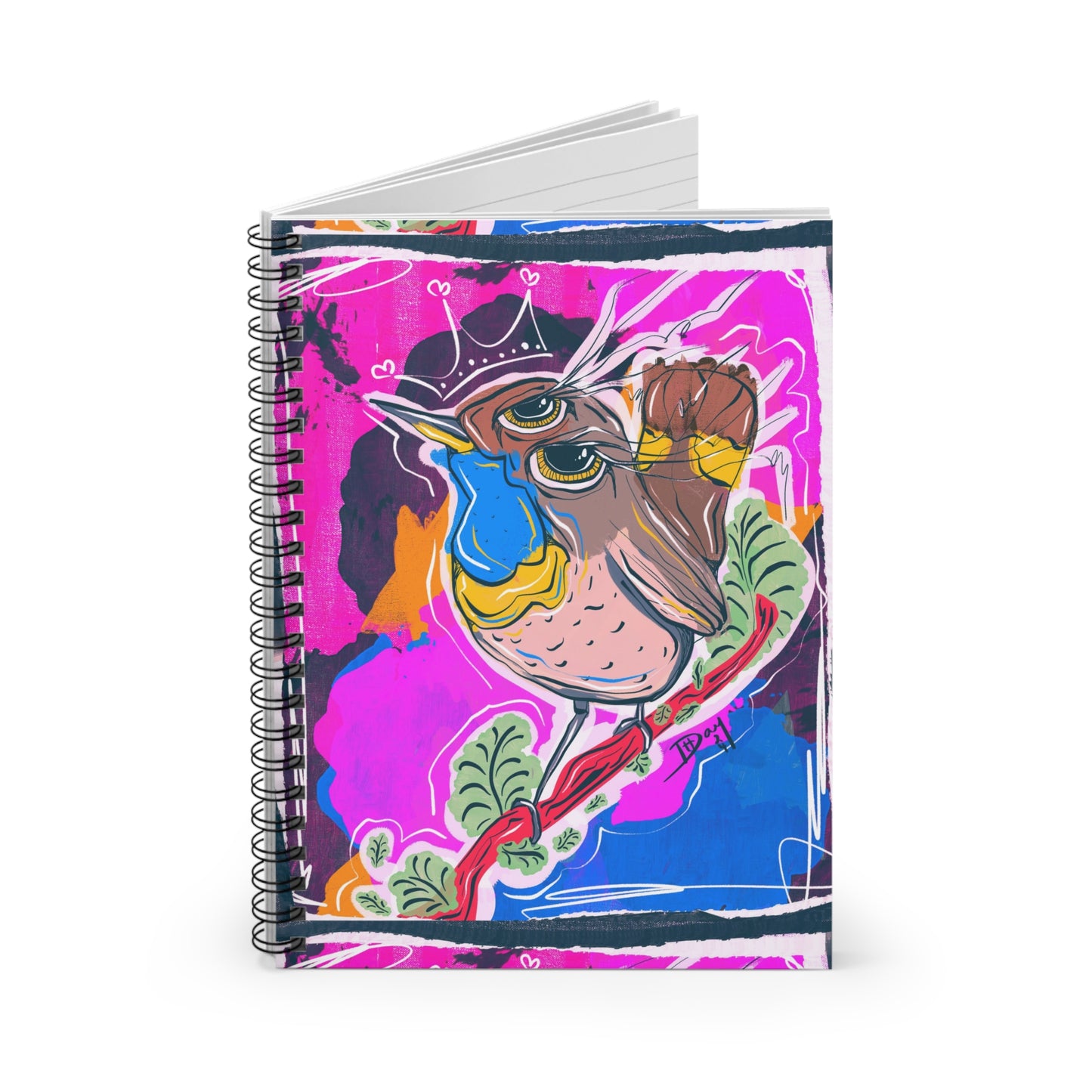 Blue Throat Spiral Notebook - Ruled Line