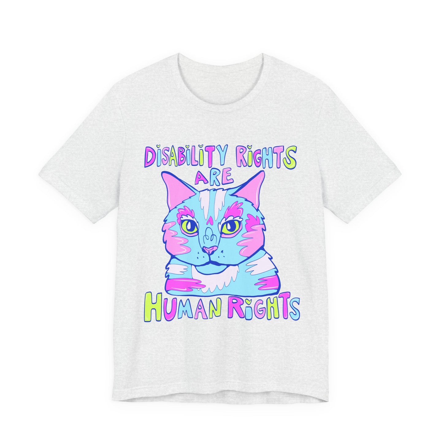 Disability Rights are Human Rights Unisex Jersey Short Sleeve Tee