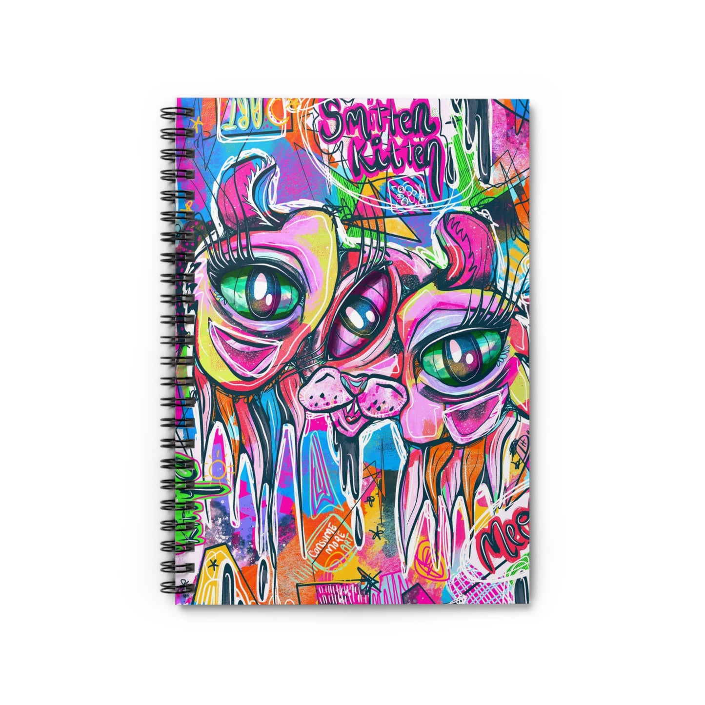 Smiiten Kitten Spiral Notebook - Ruled Line