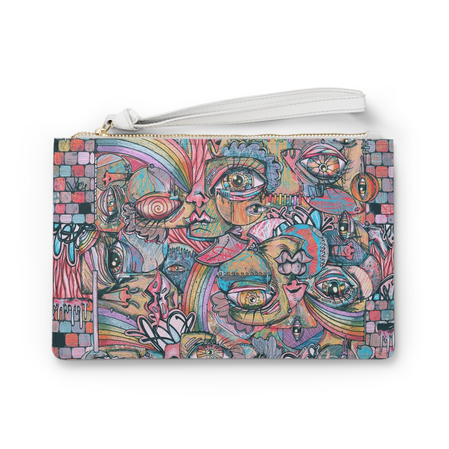 From The Mouth of Madness Cubism Clutch Bag