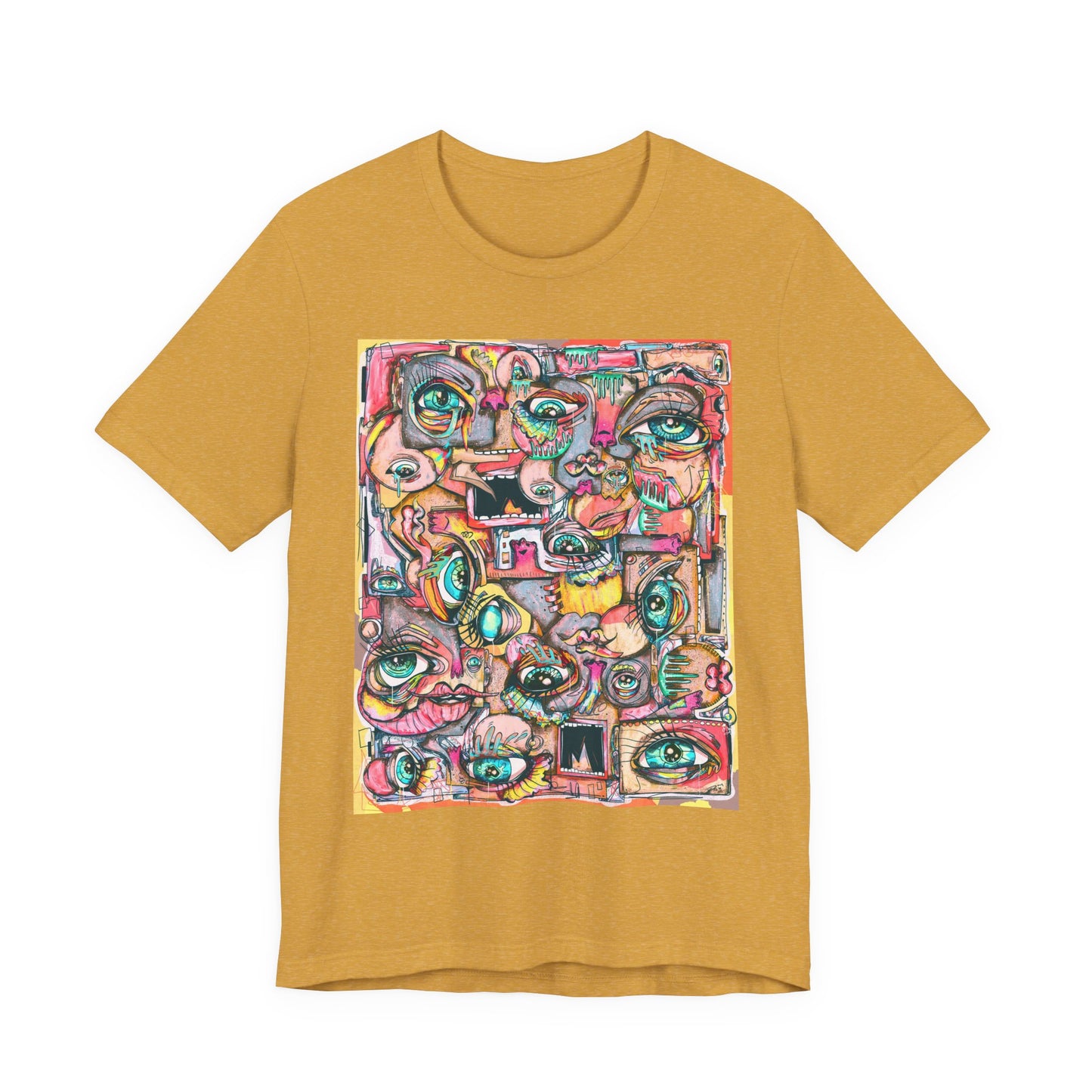 Glimmering Teardrops Unisex Jersey Short Sleeve Tee