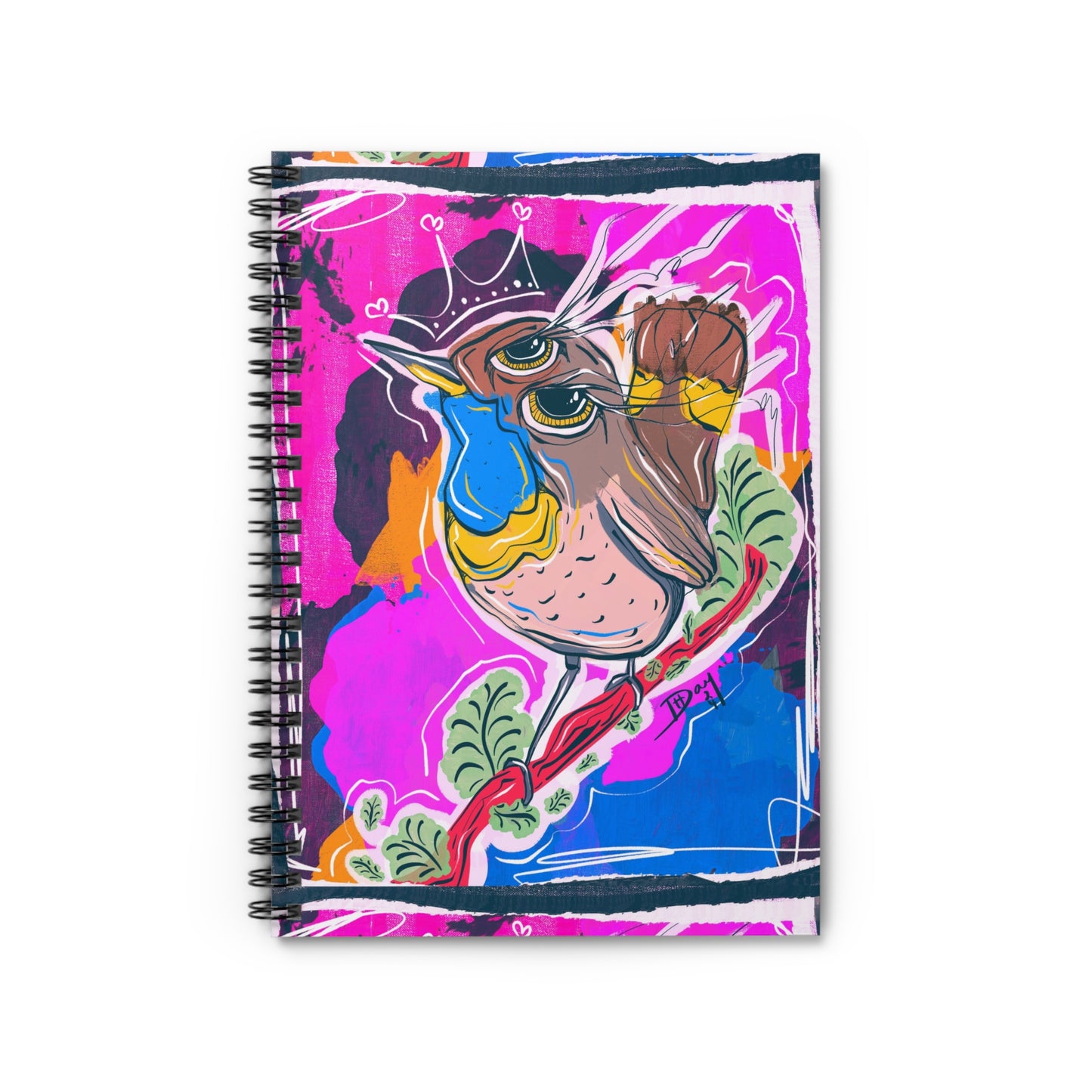 Blue Throat Spiral Notebook - Ruled Line