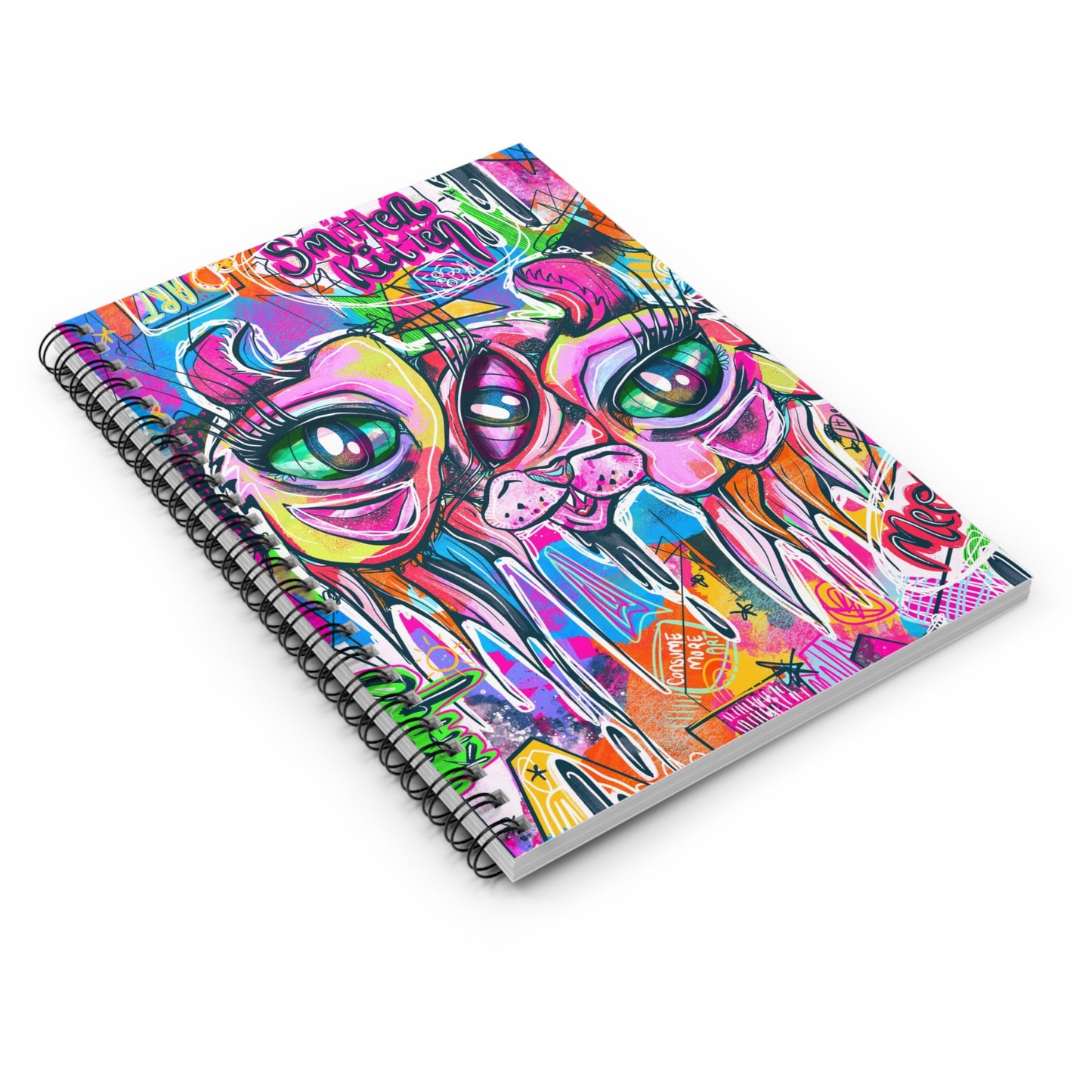 Smiiten Kitten Spiral Notebook - Ruled Line