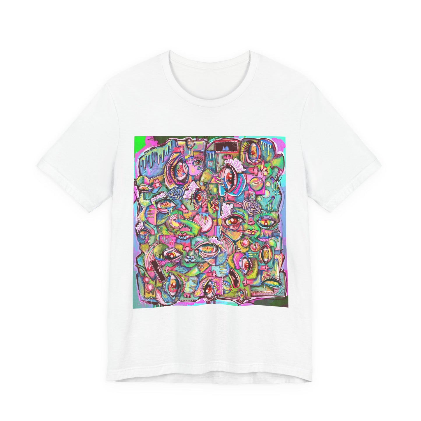 Psychedelic Whimsy Unisex Jersey Short Sleeve Tee