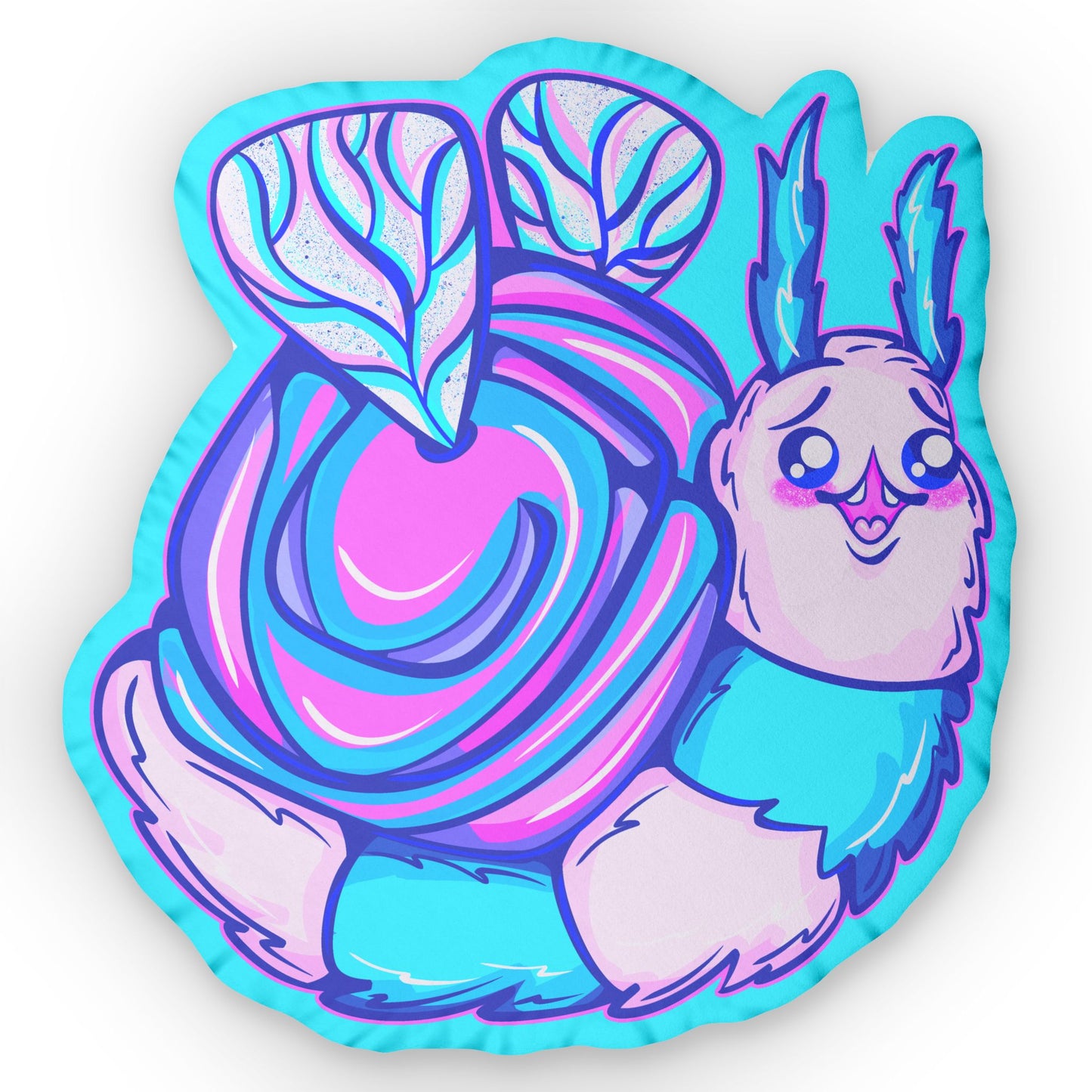 Whimsical Snail Bee Shaped Pillow