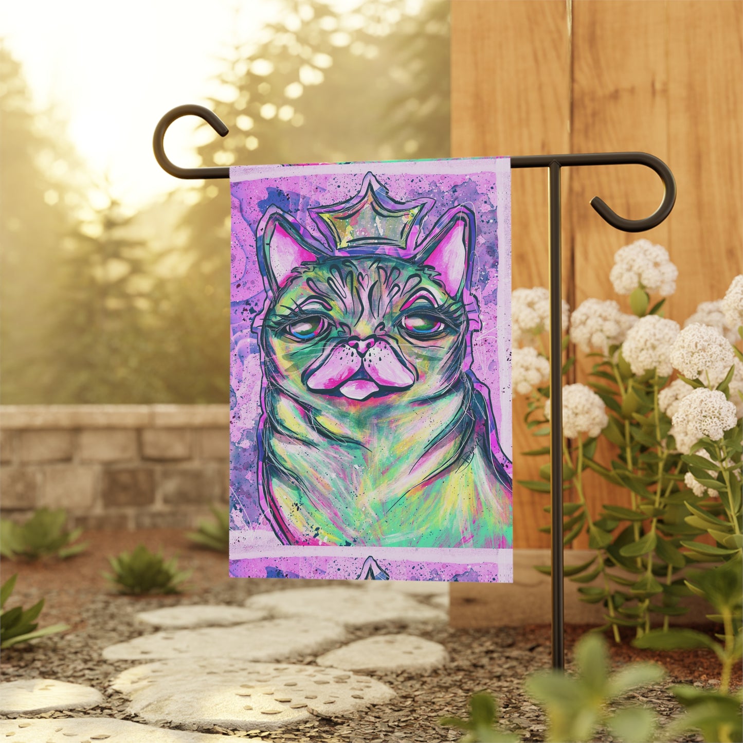 Bubblegum Cat Garden & House Banner