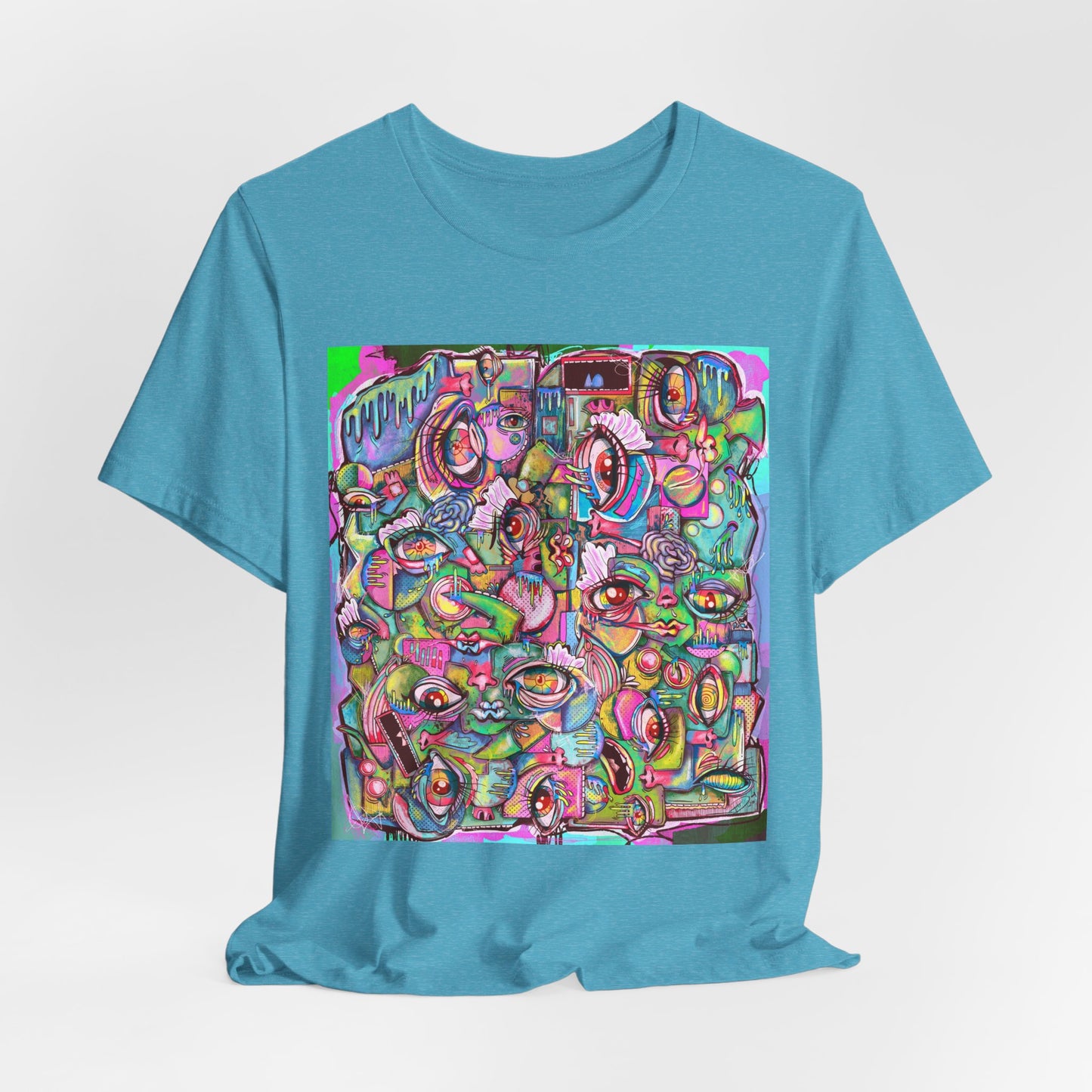 Psychedelic Whimsy Unisex Jersey Short Sleeve Tee