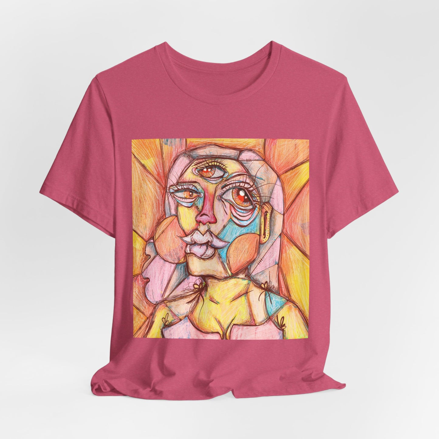 Sally Cubism Unisex Jersey Short Sleeve Tee