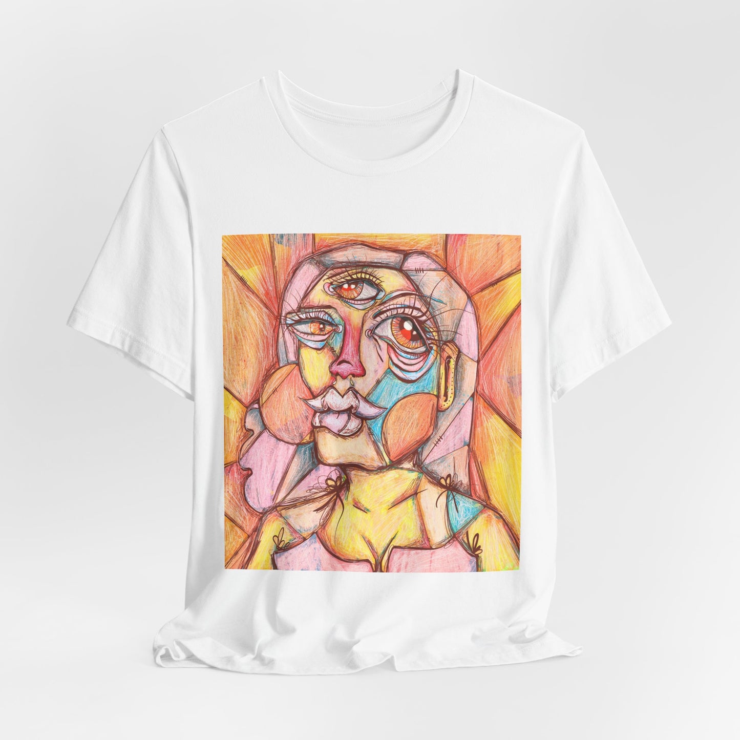 Sally Cubism Unisex Jersey Short Sleeve Tee