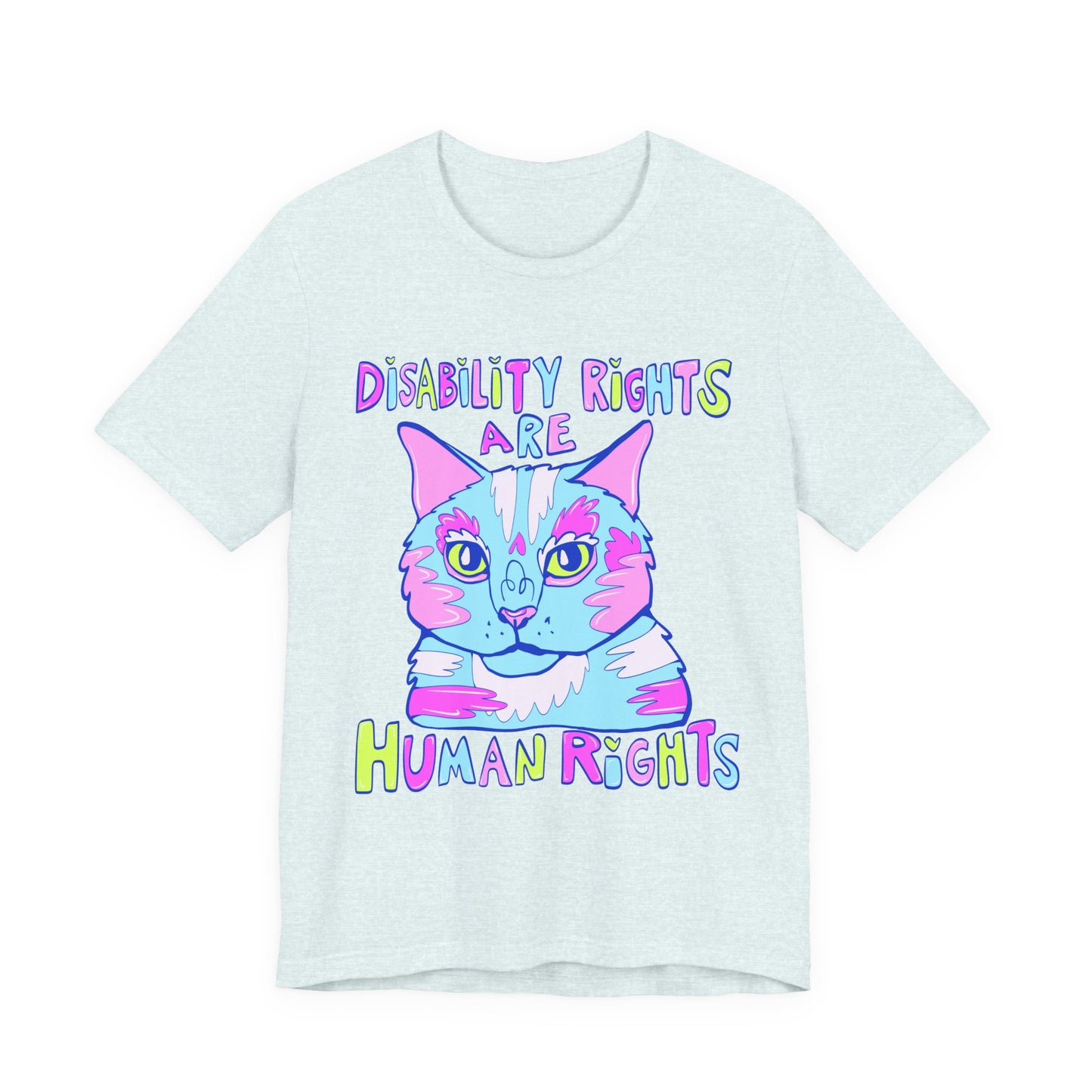 Disability Rights are Human Rights Unisex Jersey Short Sleeve Tee