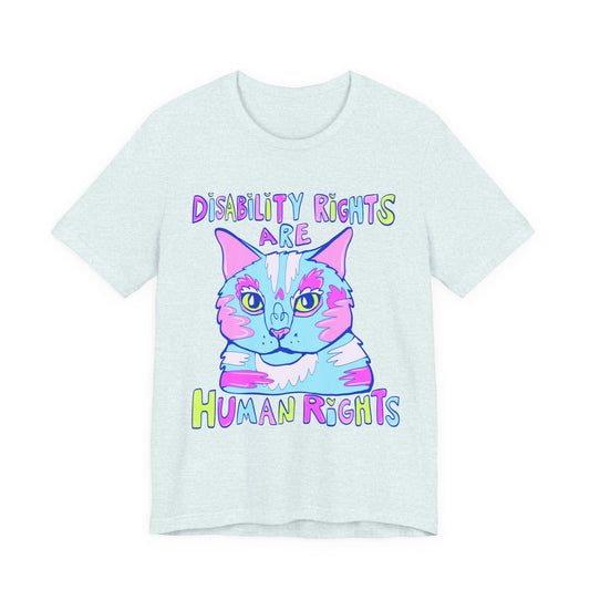Disability Rights are Human Rights Unisex Jersey Short Sleeve Tee