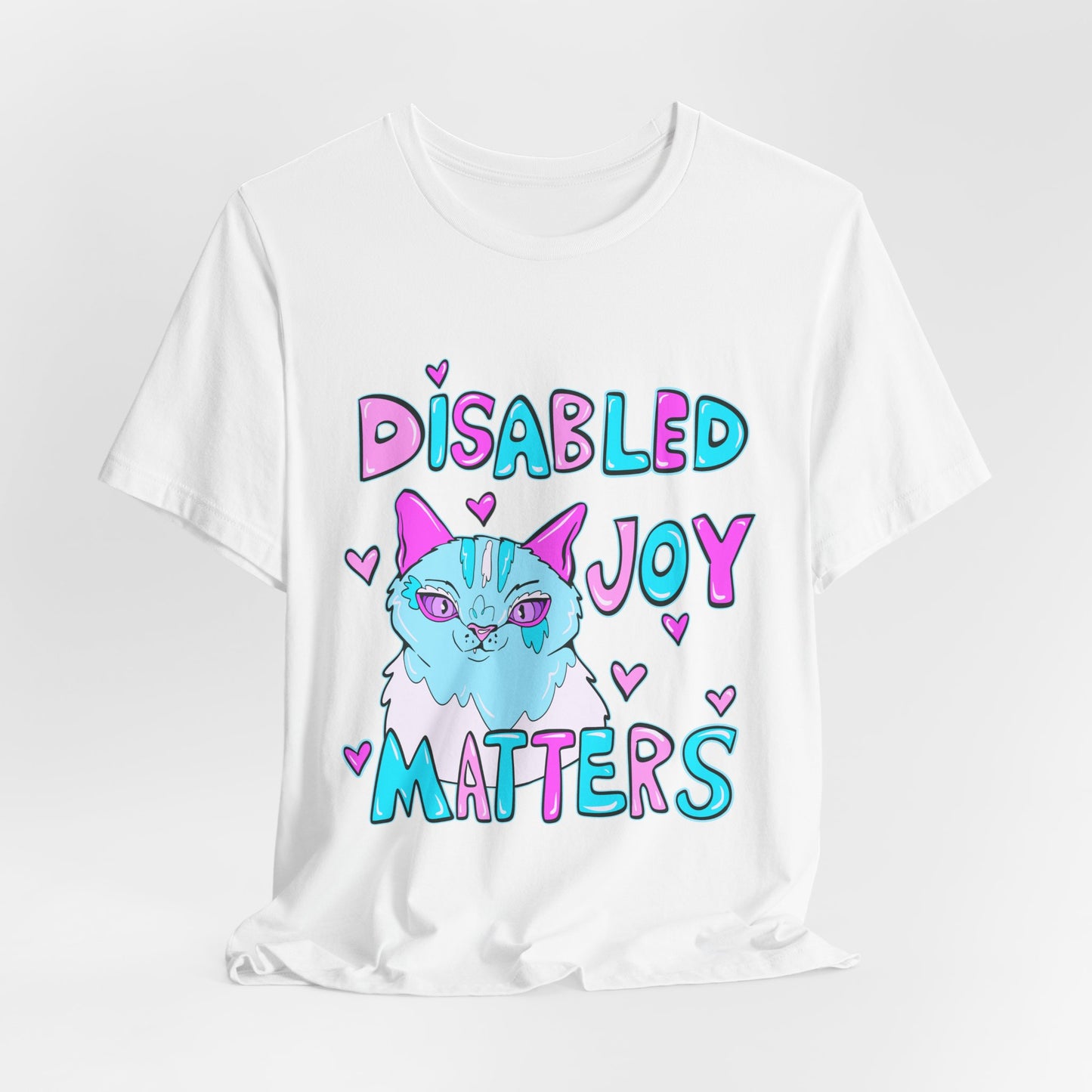 Disabled Joy Matters Cat Tee - Unisex Jersey Short Sleeve Tee
