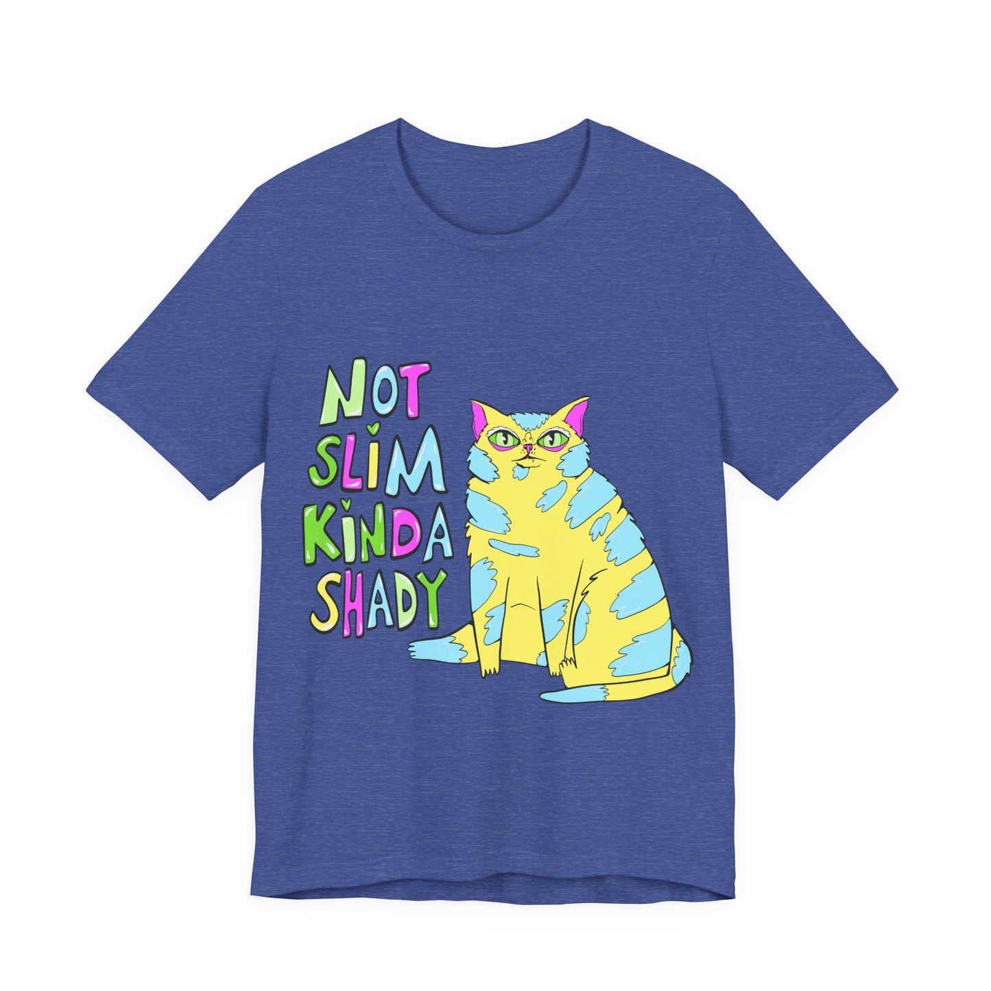 Not Slim Kinda Shady Unisex Jersey Short Sleeve Tee