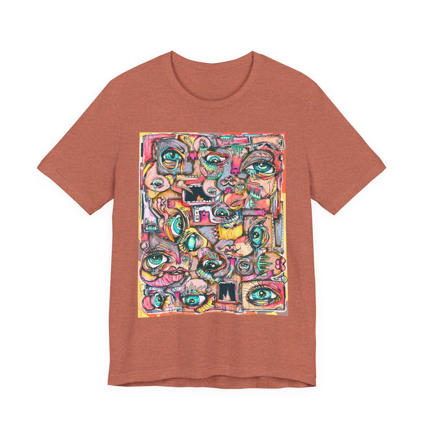 Glimmering Teardrops Unisex Jersey Short Sleeve Tee