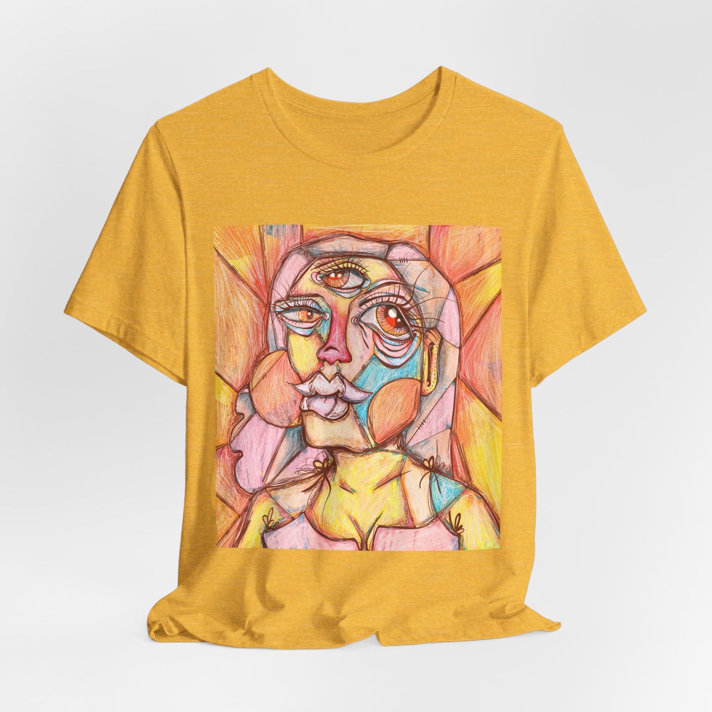 Sally Cubism Unisex Jersey Short Sleeve Tee