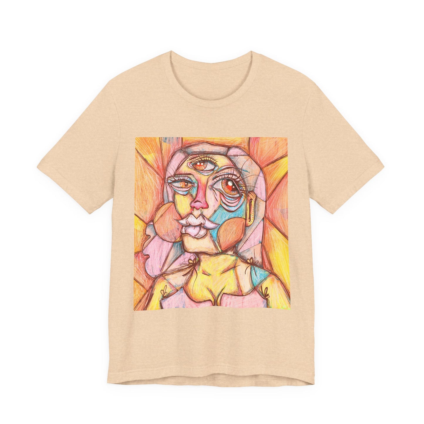 Sally Cubism Unisex Jersey Short Sleeve Tee