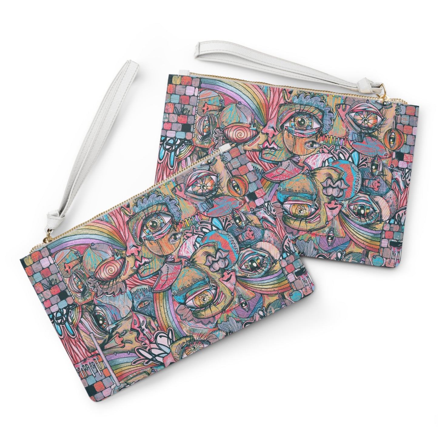 From The Mouth of Madness Cubism Clutch Bag