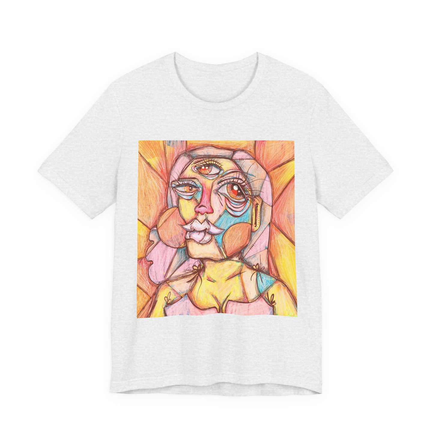 Sally Cubism Unisex Jersey Short Sleeve Tee