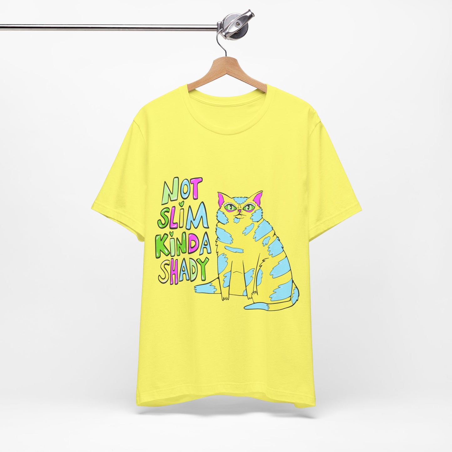 Not Slim Kinda Shady Unisex Jersey Short Sleeve Tee