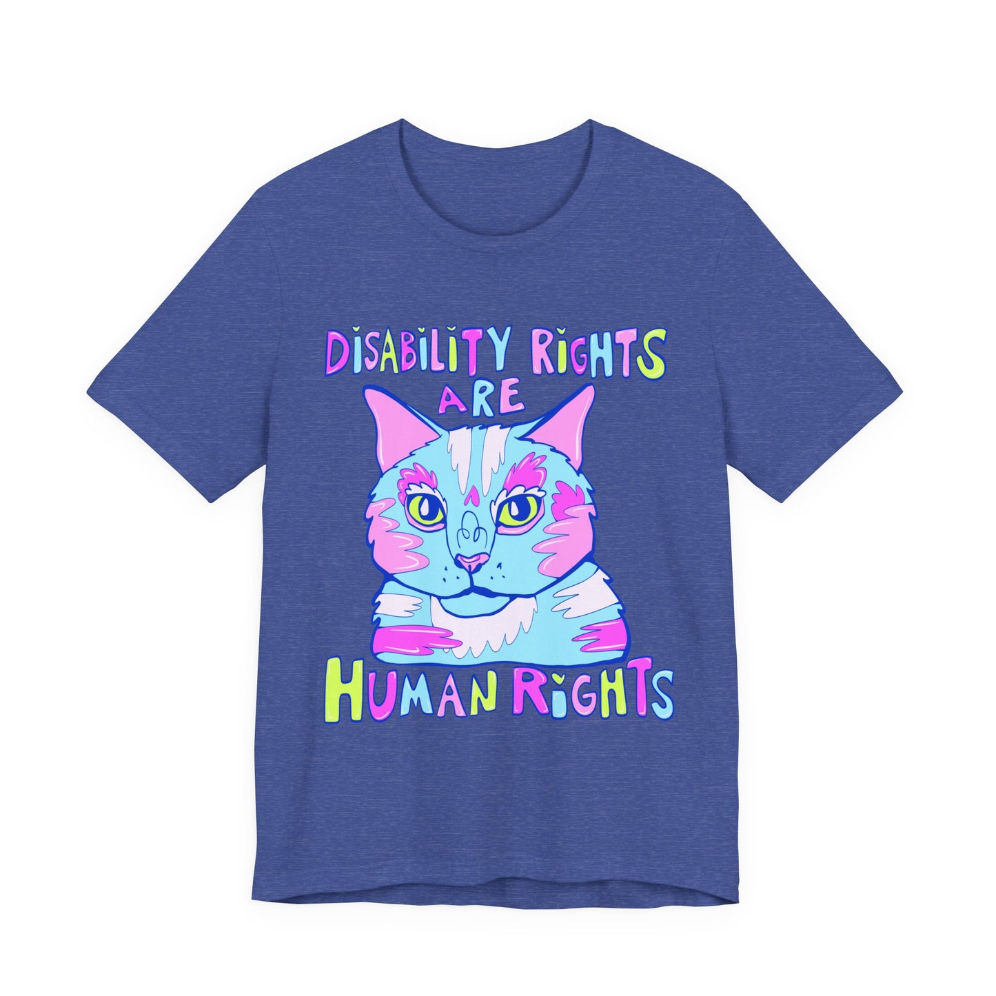 Disability Rights are Human Rights Unisex Jersey Short Sleeve Tee