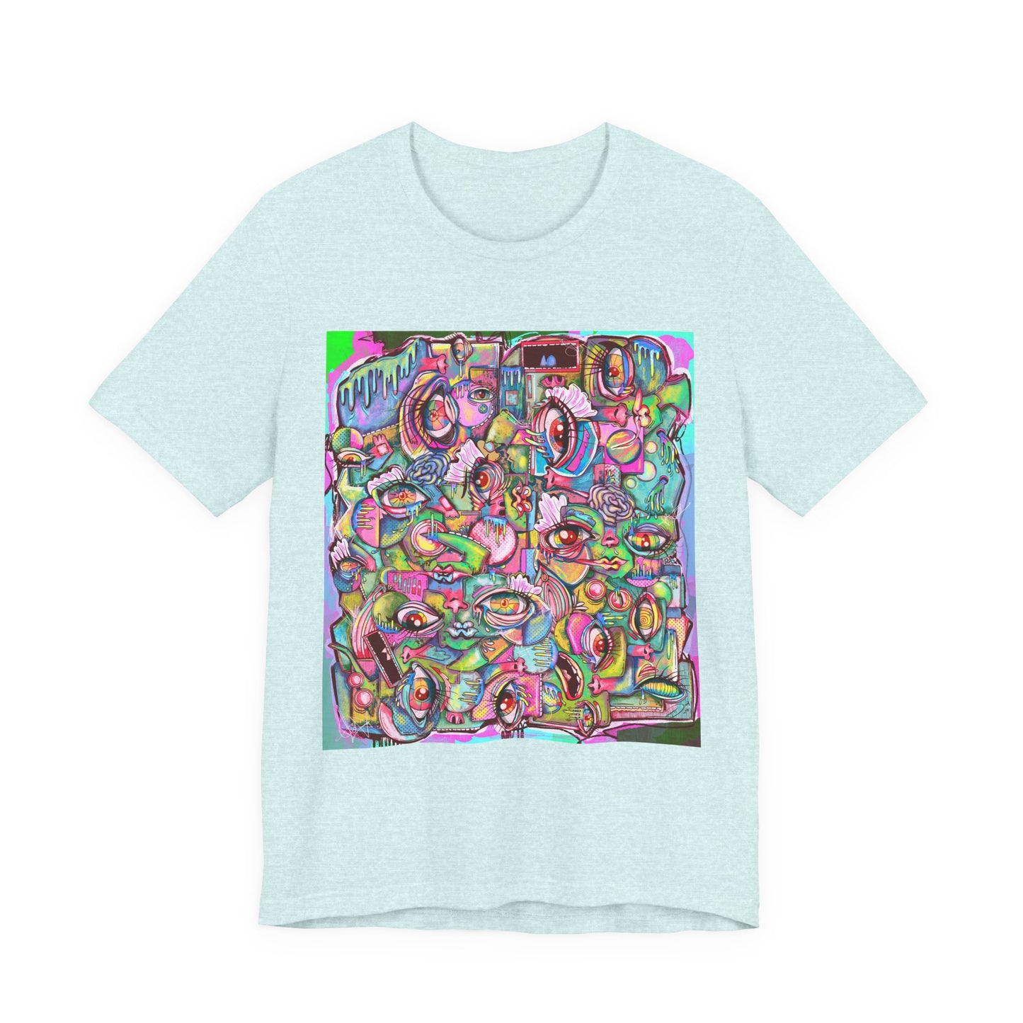 Psychedelic Whimsy Unisex Jersey Short Sleeve Tee