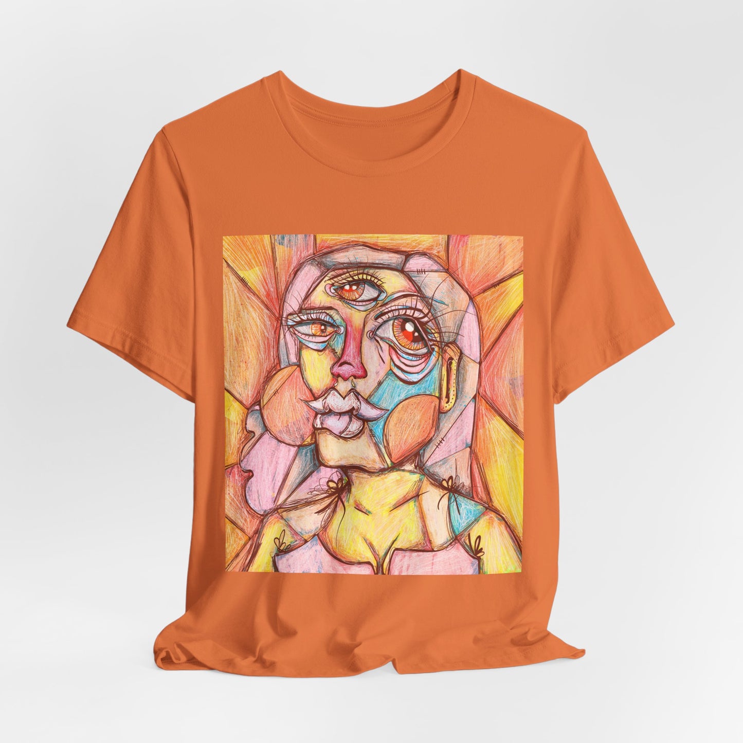 Sally Cubism Unisex Jersey Short Sleeve Tee