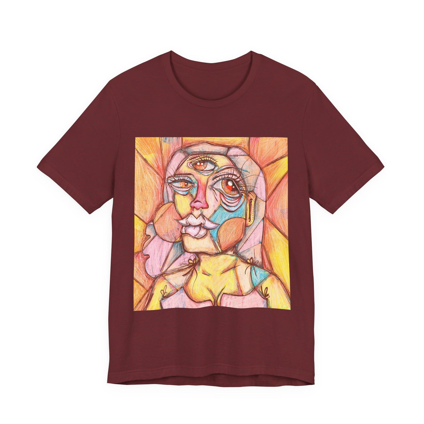 Sally Cubism Unisex Jersey Short Sleeve Tee