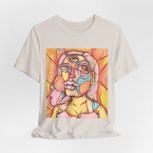 Sally Cubism Unisex Jersey Short Sleeve Tee