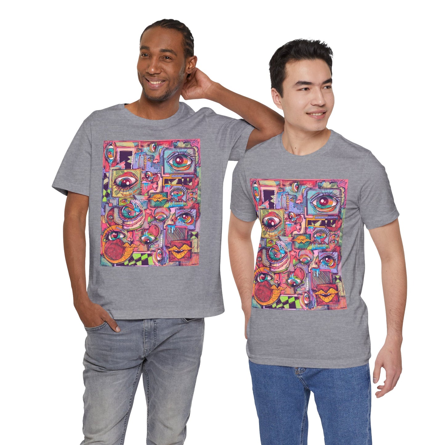 Cosmic Melodies Unisex Jersey Short Sleeve Tee