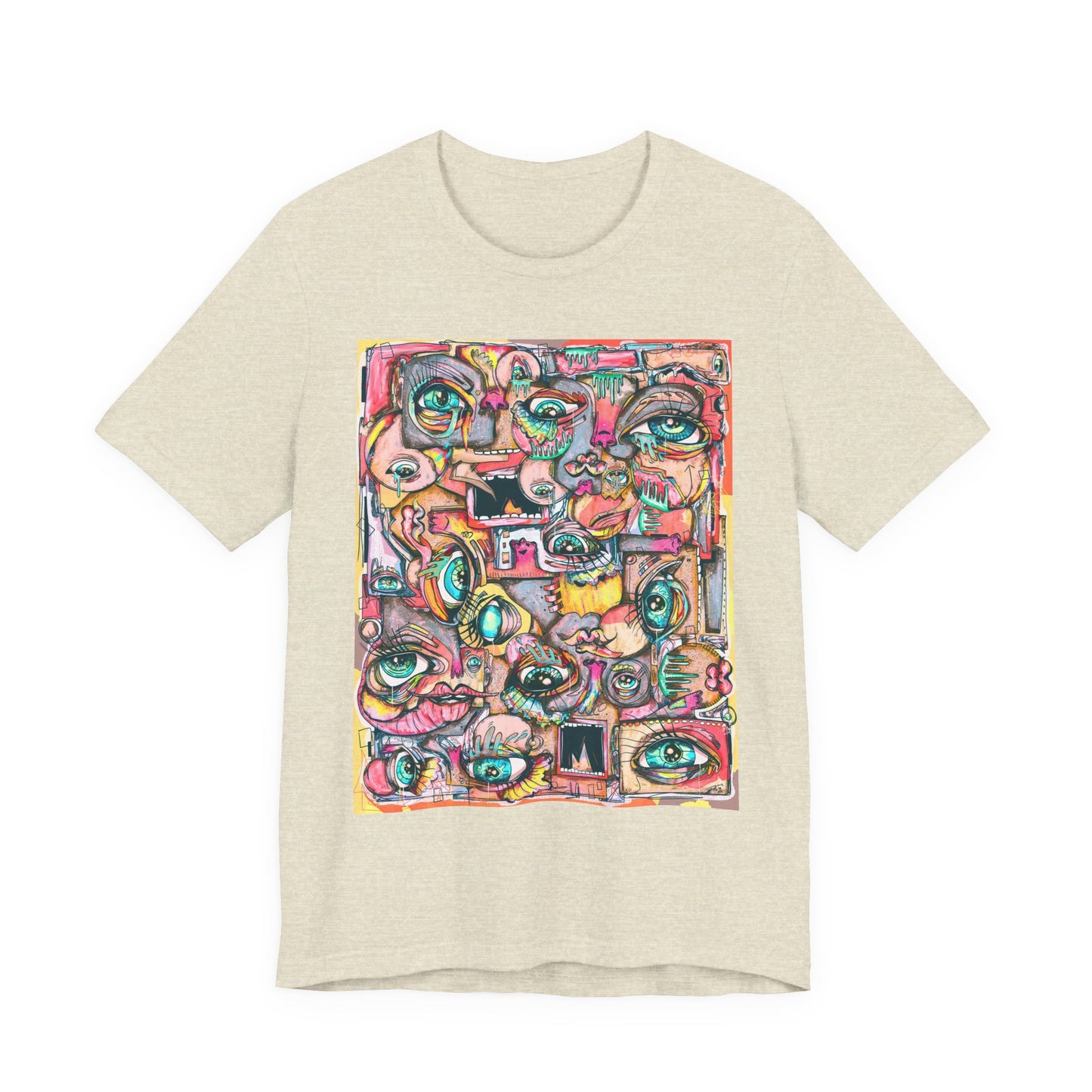 Glimmering Teardrops Unisex Jersey Short Sleeve Tee