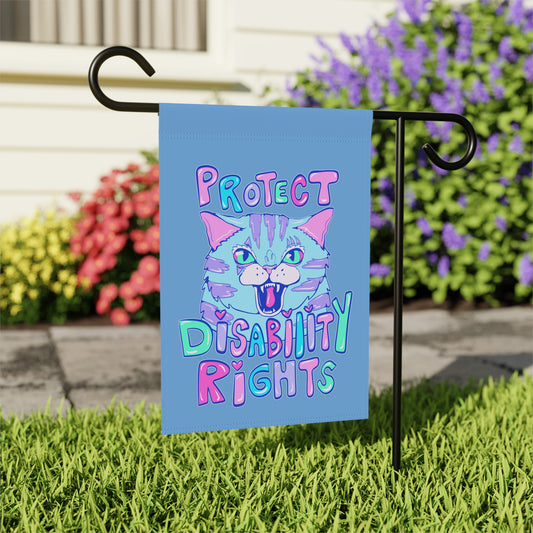 Protect Disability Rights Spicy Cat Garden & House Banner