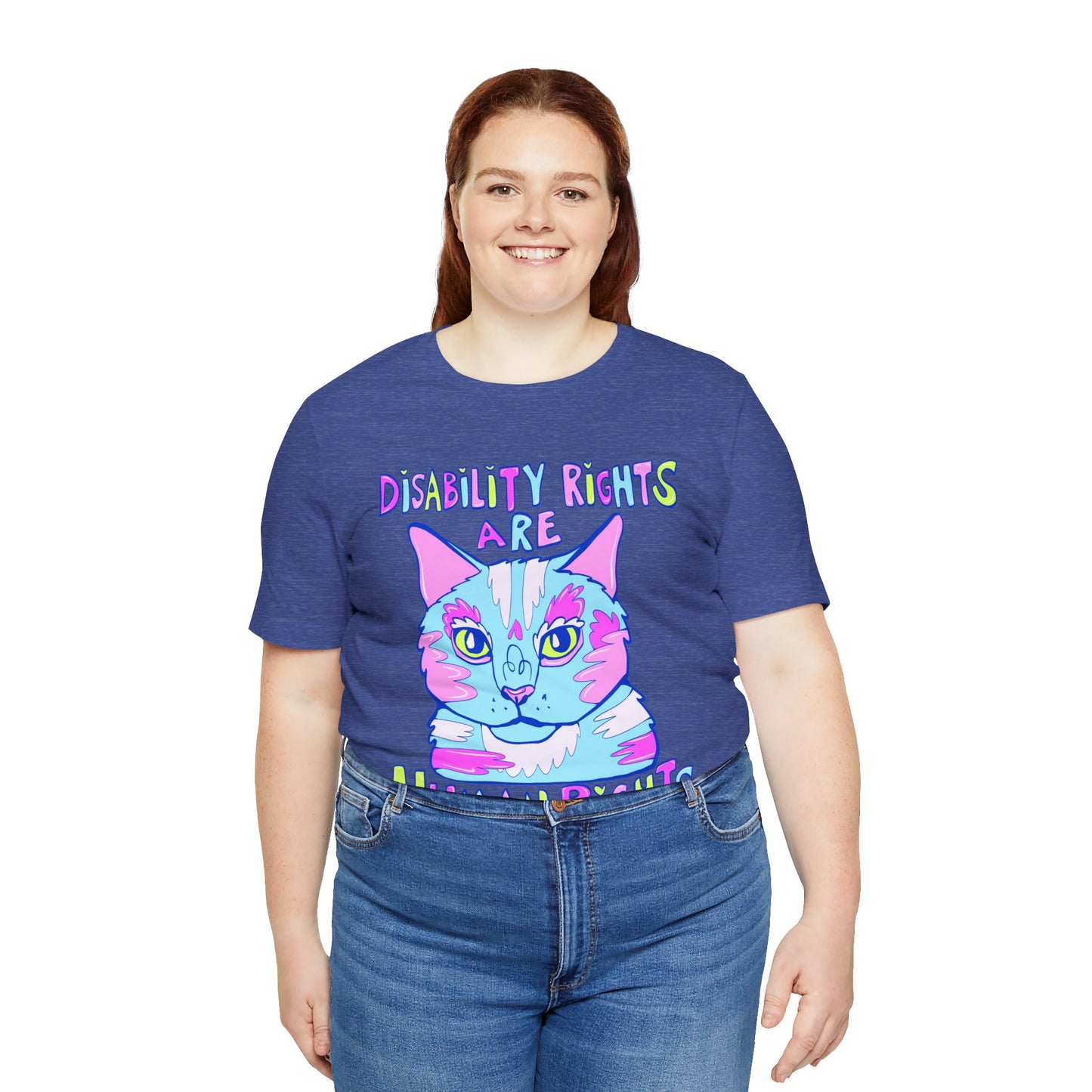 Disability Rights are Human Rights Unisex Jersey Short Sleeve Tee